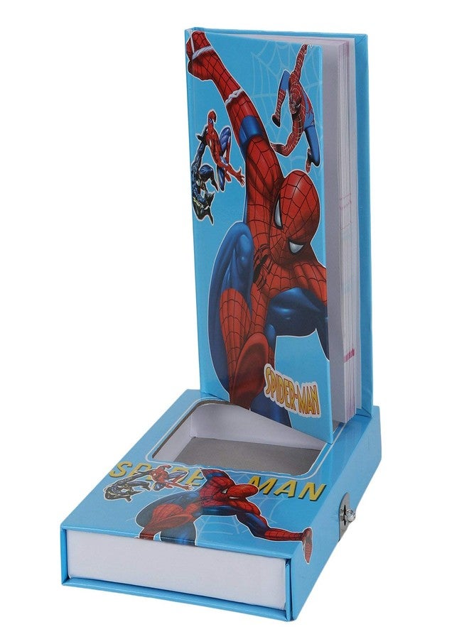 Art Bundle large A6 Size Spiderman Lock Dairy for Boys Gifts options-Size:16.5 * 13.5 * 3 cm - Image 5